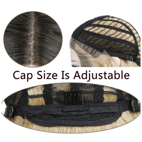 TAMI 26” 3 TONE CURLY OMBRÉ LACE-FRONT WIG ✨ NWT* main image 5